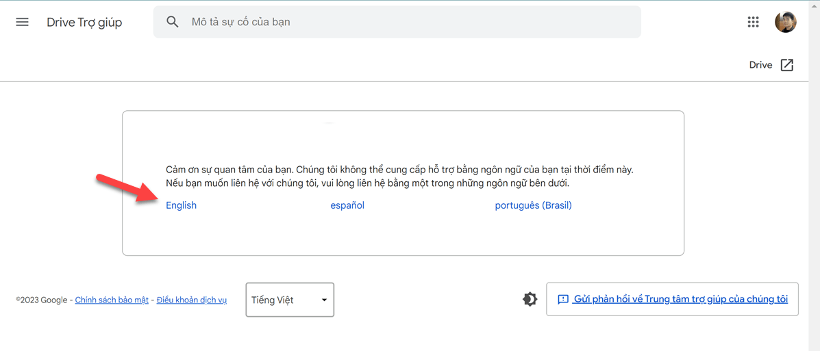 Gửi biểu mẫu hỗ trợ bước 4
